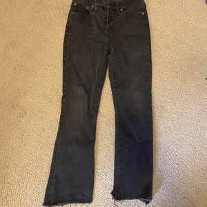 Black Bootcut Jeans (Madewell 26)